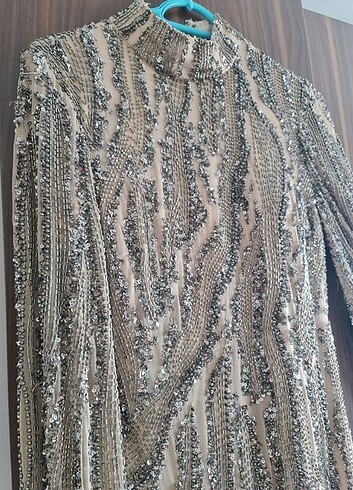 Ithal taşlı abiye - Görsel 4