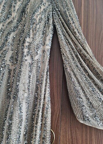 Ithal taşlı abiye - Görsel 5