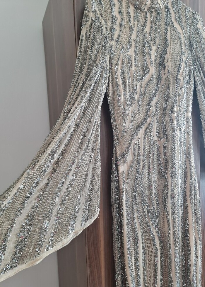 Ithal taşlı abiye - Görsel 3