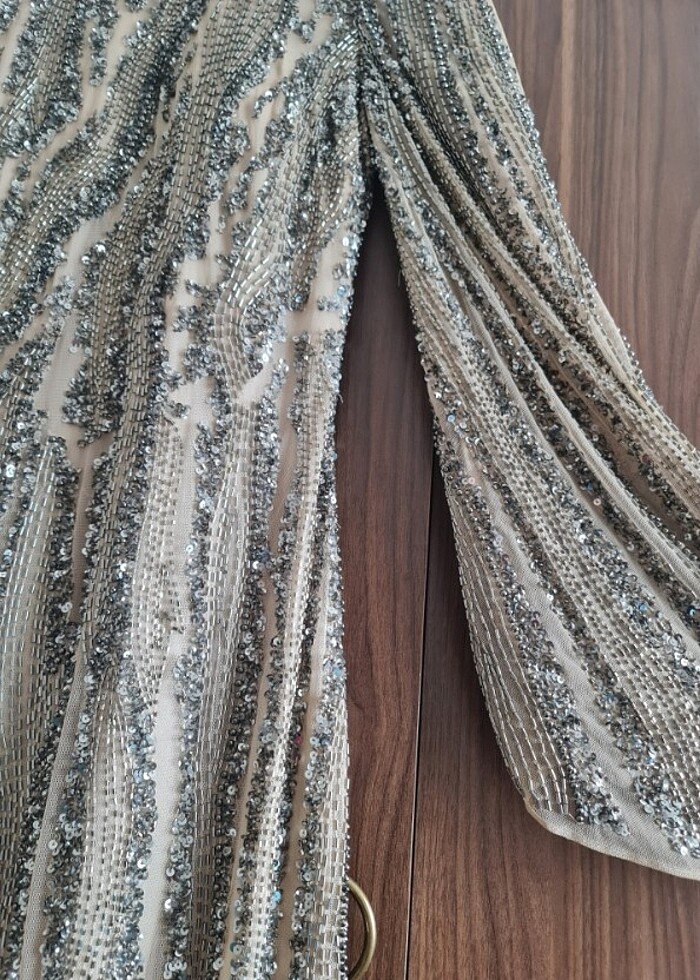 Ithal taşlı abiye - Görsel 5