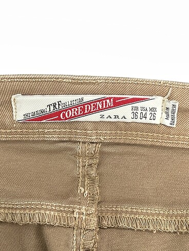 36 Beden camel Renk Zara Skinny %70 İndirimli.