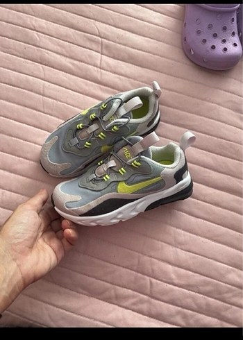 Kız Çocuk Pembe Baskılı Cırtlı Spor Ayakkabı - Görsel 4