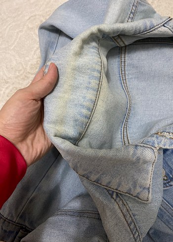 Diğer Düğmeli Bej Kadın Kot Ceket