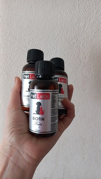 Pet labs kedi köpek somon yağı+biotin+multivitamin