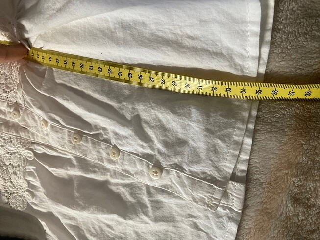 12-18 lcw dantelli gömlek pamuklu - Görsel 2