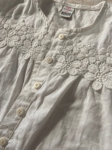 12-18 lcw dantelli gömlek pamuklu - Görsel 7