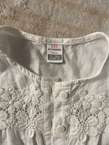 12-18 lcw dantelli gömlek pamuklu - Görsel 5