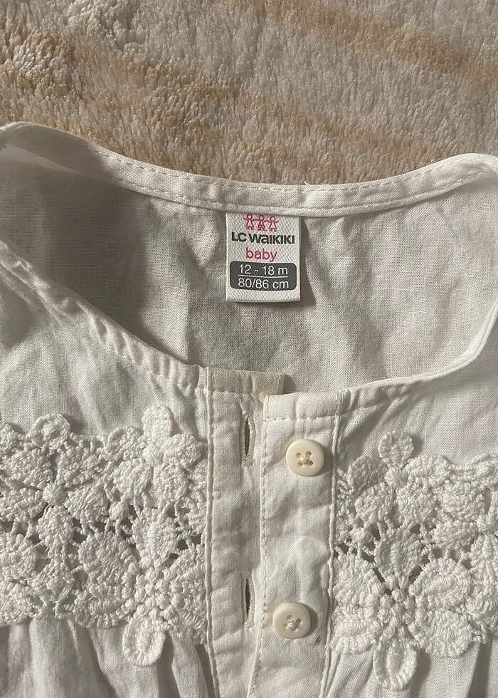 12-18 lcw dantelli gömlek pamuklu - Görsel 5