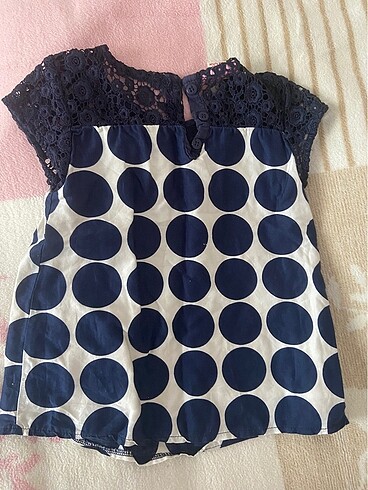 6-7 yaş lcw bluZ dantel detaylı - Görsel 2