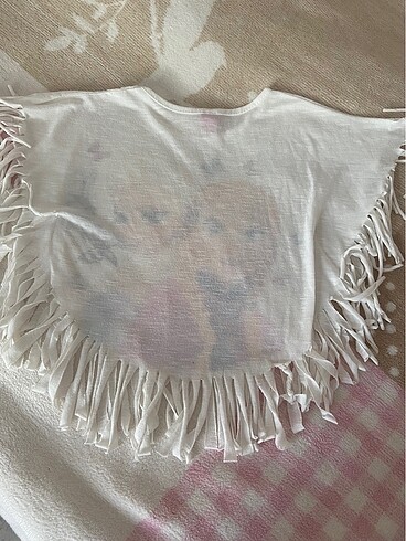 3-4 yaş panço tişört elsa - Görsel 2