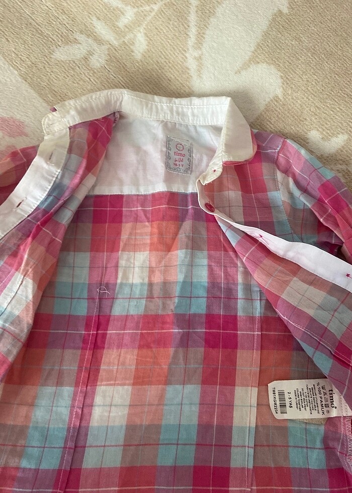 0 pamuk oturmalı gömlek yazlık süper - Görsel 3