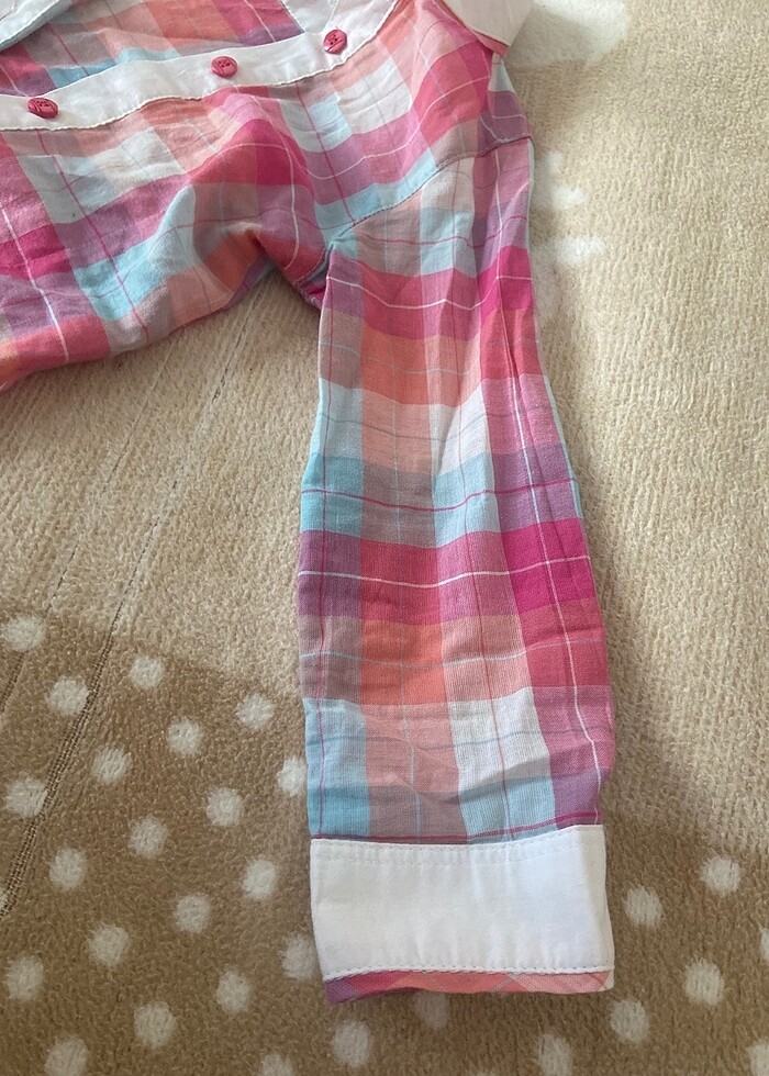 0 pamuk oturmalı gömlek yazlık süper - Görsel 5