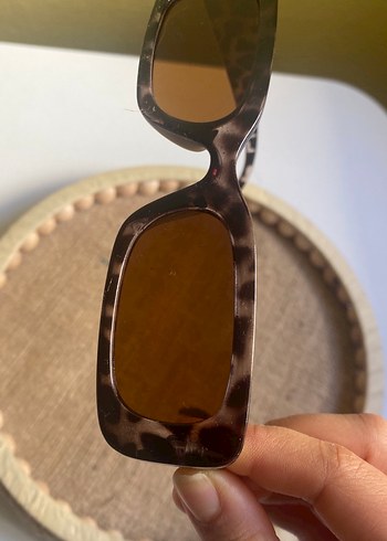 Kahverengi Vintage Kadın Güneş Gözlüğü - Görsel 4