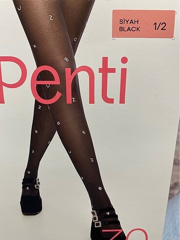 Penti penti letter çorap