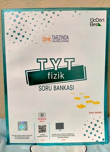 Üç Dört Beş Yayıncılık Tyt Fizik Soru Bankası