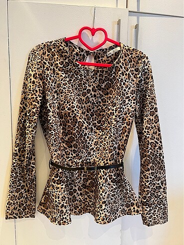 Leopar desen bluz