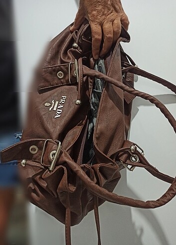 Prada Prada kahverengi Kol Çantası