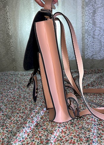 Toz pembe Tokalı Kadın Çanta - Görsel 4