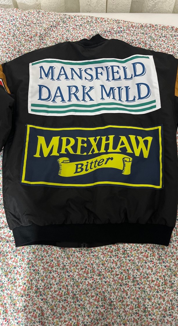 Unisex Siyah Baskılı Fermuarlı Ceket - Görsel 2