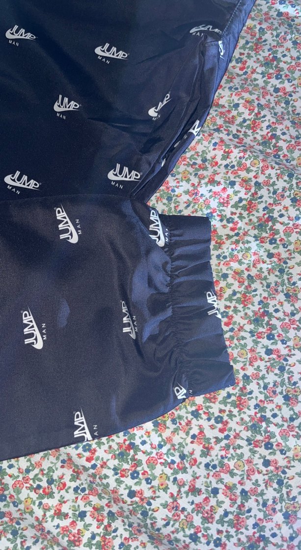 Koyu lacivert bol kesim paraşüt eşofman - Görsel 3