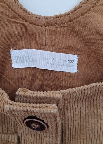 7 Yaş Beden camel Renk Kız cocuk elbise