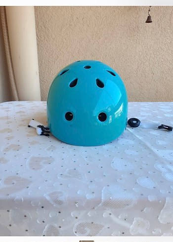 Turkuaz Renkli Biker Kask Çocuk için - Görsel 3