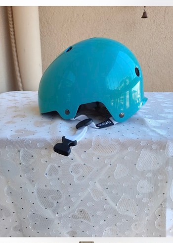 Turkuaz Renkli Biker Kask Çocuk için - Görsel 2