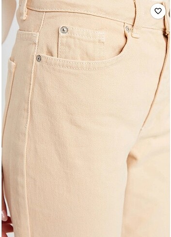 Trendyol milla krem kot pantalon - Görsel 4