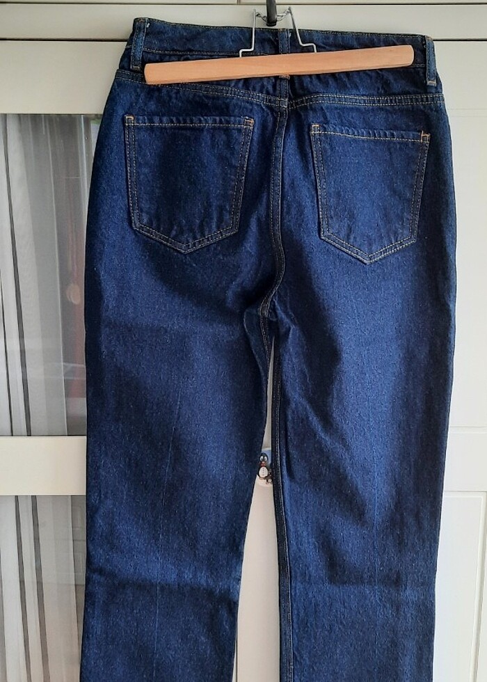 Trendyol milla Lacivert kot pantalon - Görsel 2