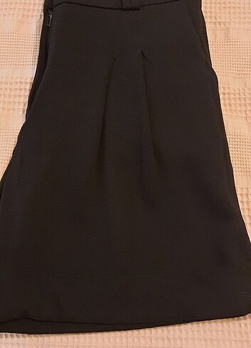 Keten siyah şort  - Görsel 7