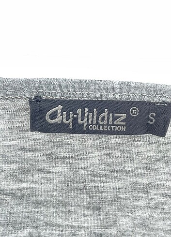 s Beden gri Renk Kadın blazer ay-yıldız 