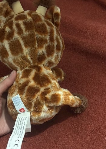 Kahverengi Peluş Zürafa Oyuncak - Görsel 3