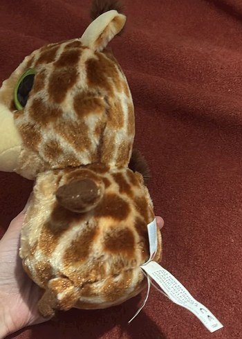 Kahverengi Peluş Zürafa Oyuncak - Görsel 2
