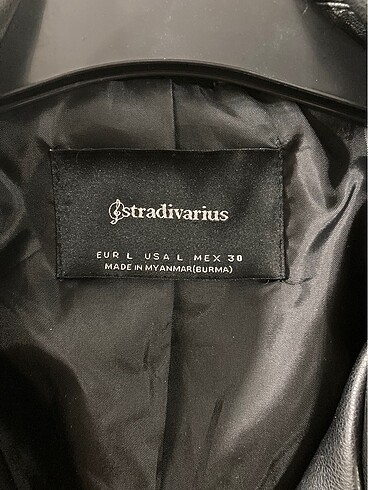 Stradivarius Stradivarius kadın crop deri ceket