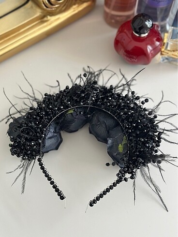 Accessorize SİYAH GÜLLÜ TAÇ
