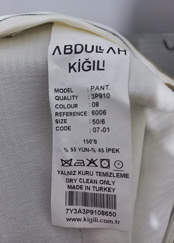 Erkek Kumaş Pantolon Kiğıli - Görsel 3