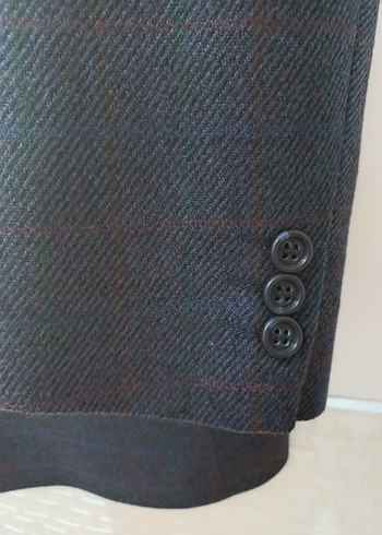 Erkek Ceket Notch Yaka Düğmeli - Görsel 5