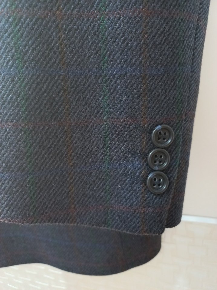 Erkek Ceket Notch Yaka Düğmeli - Görsel 5