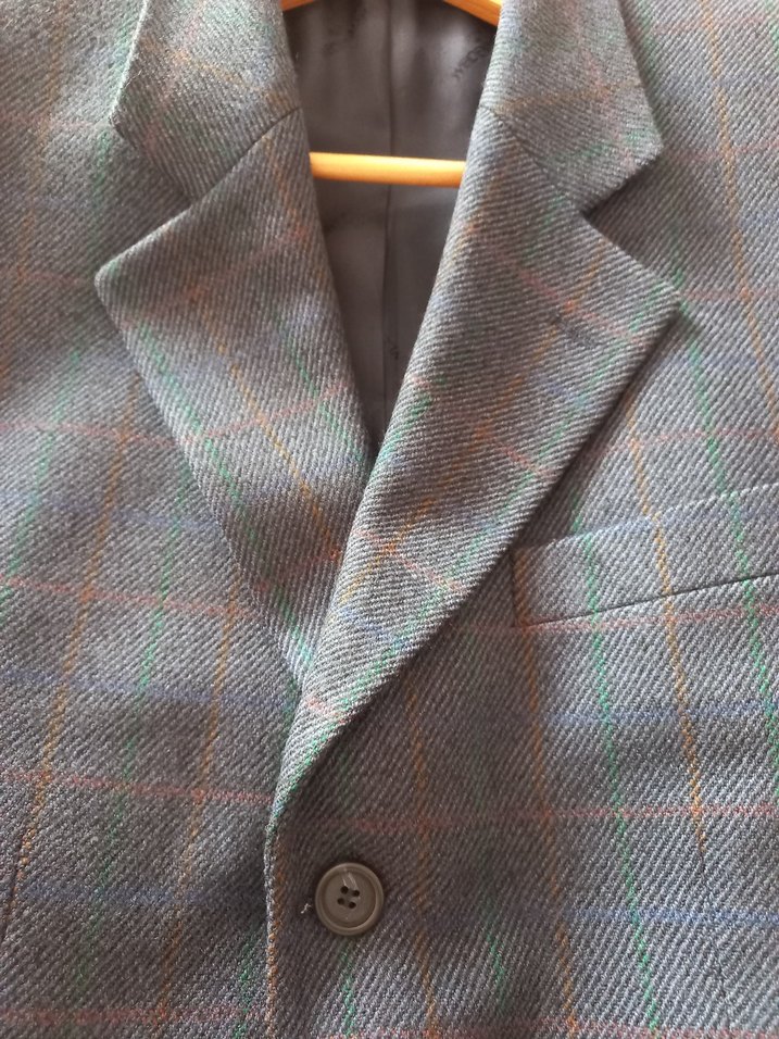 Erkek Ceket Notch Yaka Düğmeli - Görsel 3