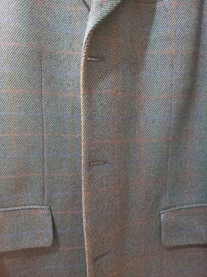 Erkek Ceket Notch Yaka Düğmeli - Görsel 2