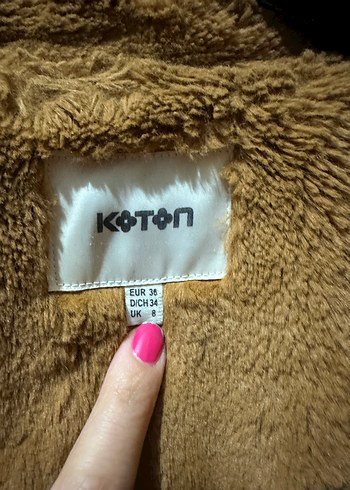 Koton Kahverengi Kadın Peluş Kaban