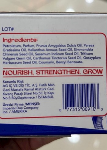 DAX Supergro saç bakım maskesi - Görsel 6