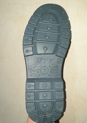 Siyah Bağcıklı Erkek Bot İş ayakkabısı demir - Görsel 3