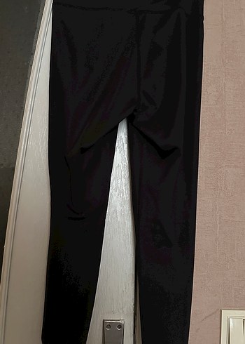 Siyah Midi Kadın Tayt - Görsel 3