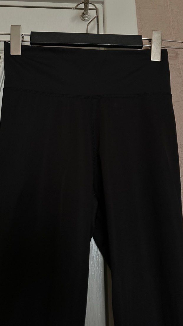 Siyah Midi Kadın Tayt - Görsel 2