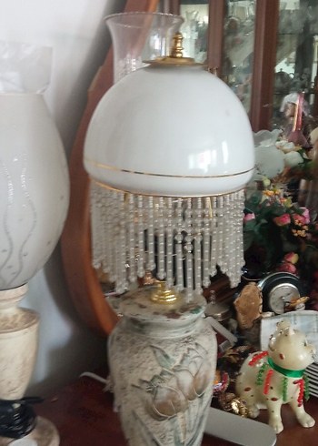 Diğer Beyaz Kristal Sarkan Abajur