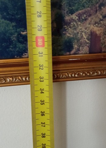 çerçeve Altın Renkli Manzara Tablosu - Görsel 3