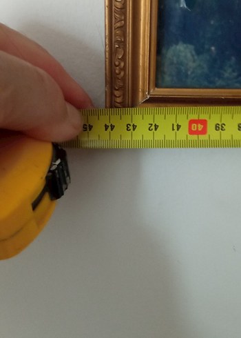 çerçeve Altın Renkli Manzara Tablosu - Görsel 2