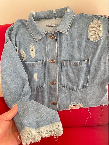 Kot ceket crop