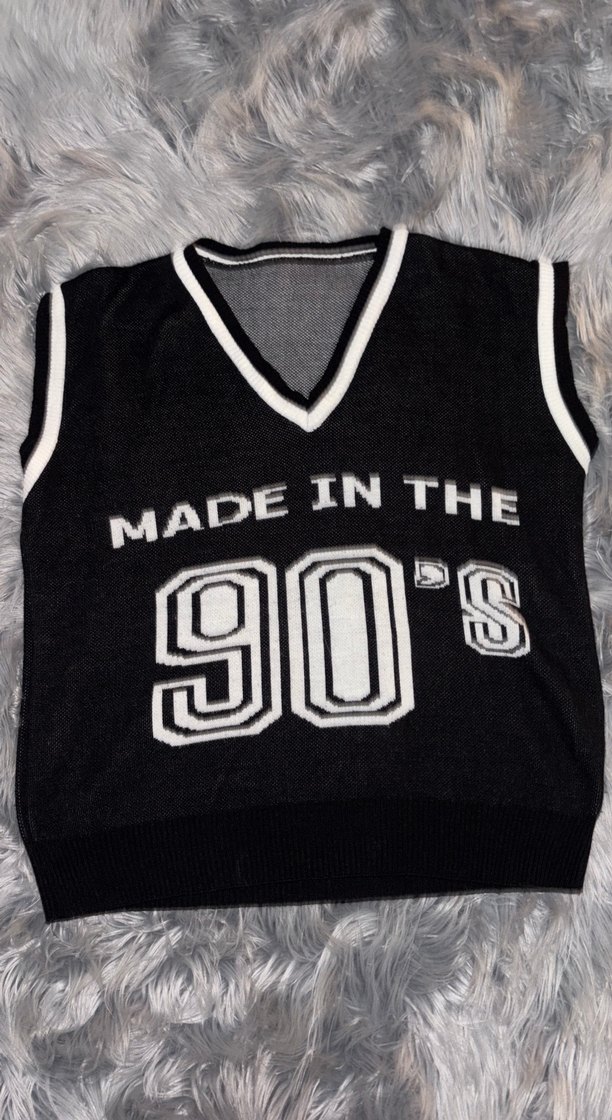 Siyah V Yaka Triko Süveter S/M uygun - Görsel 2